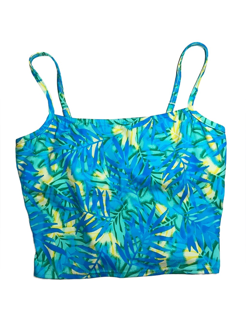 VENUS Tropical Print Swim top, Size L